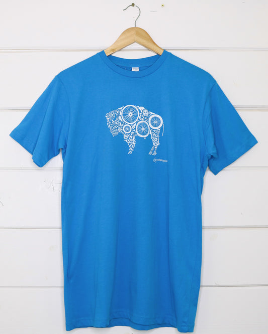 Bike Parts Bison Unisex T-Shirt Front