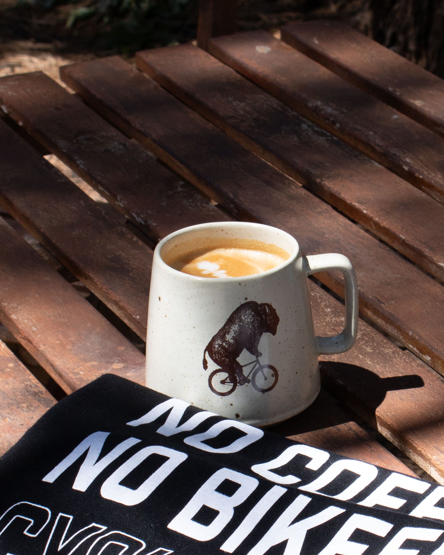 350ml Cyclelogical Bison Mug, Vanilla Bean