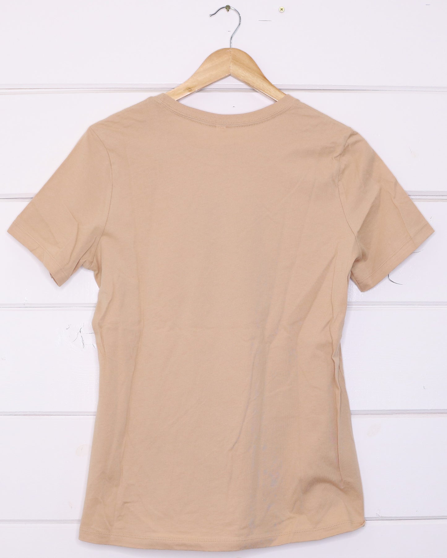 Bison Women's Tan T-Shirt Front