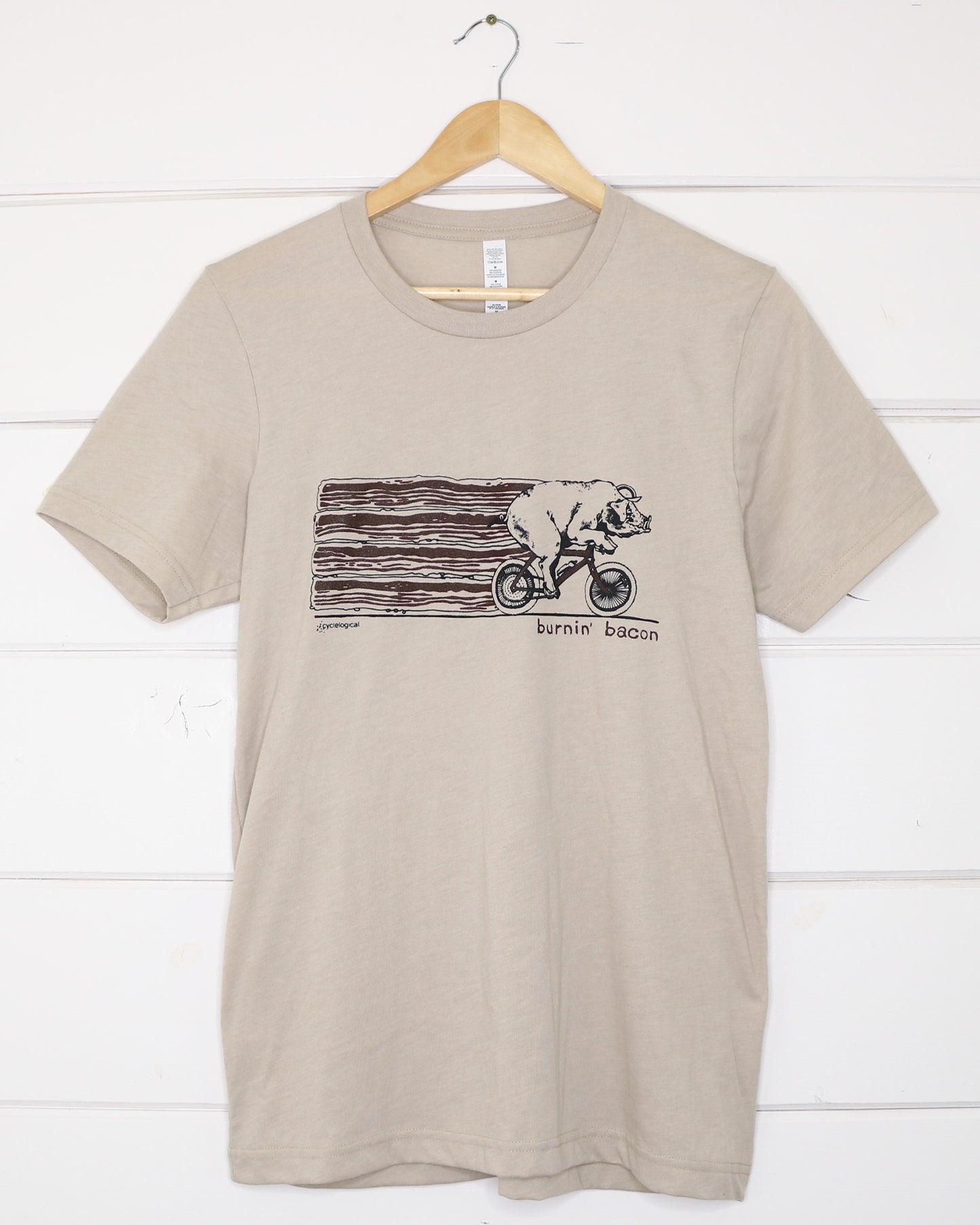 Burnin Bacon T-Shirt Front