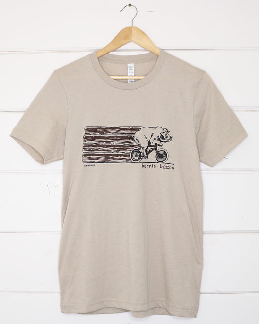 Burnin Bacon T-Shirt Front