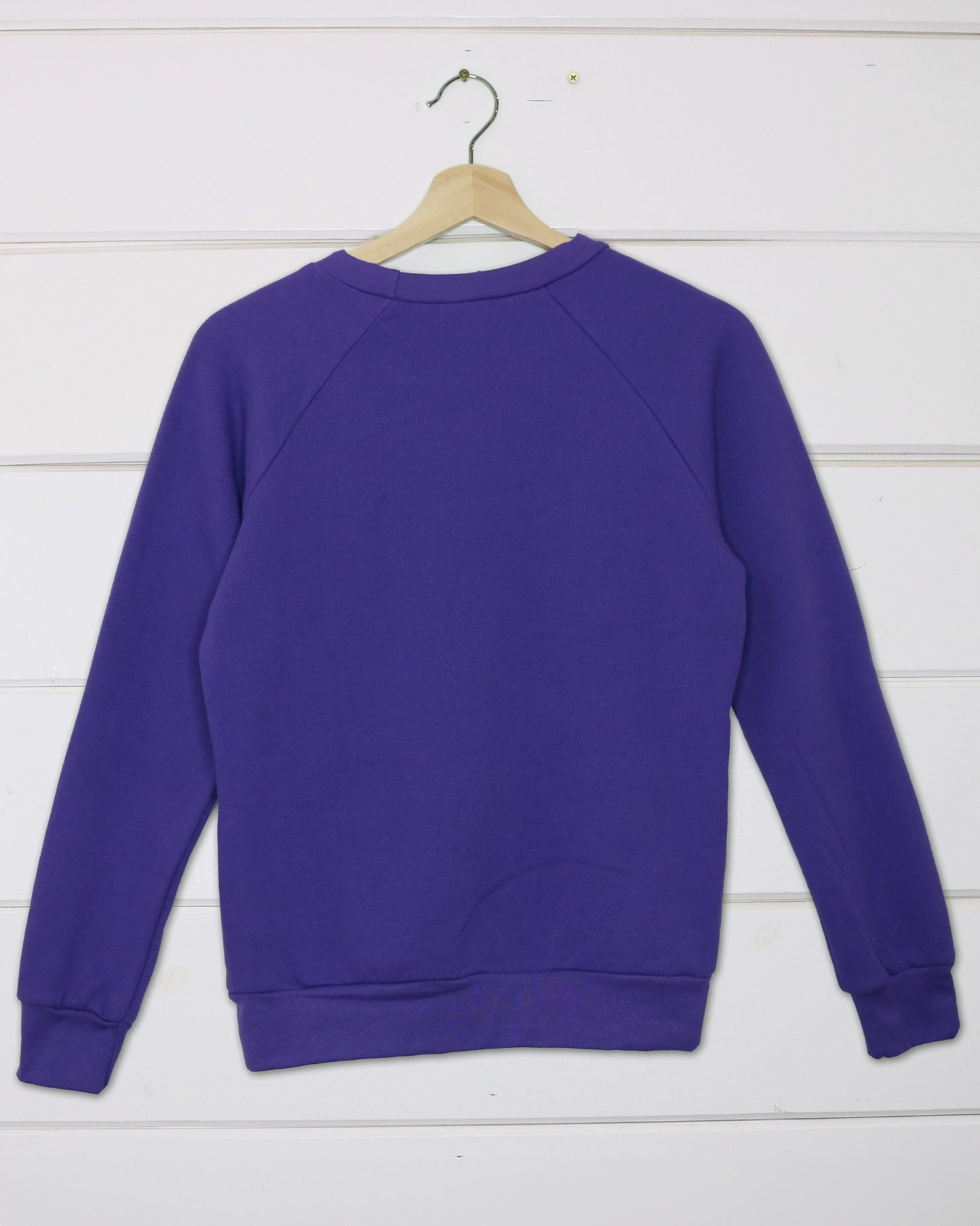 Butterfly Women's Purple Sweatshirt Back