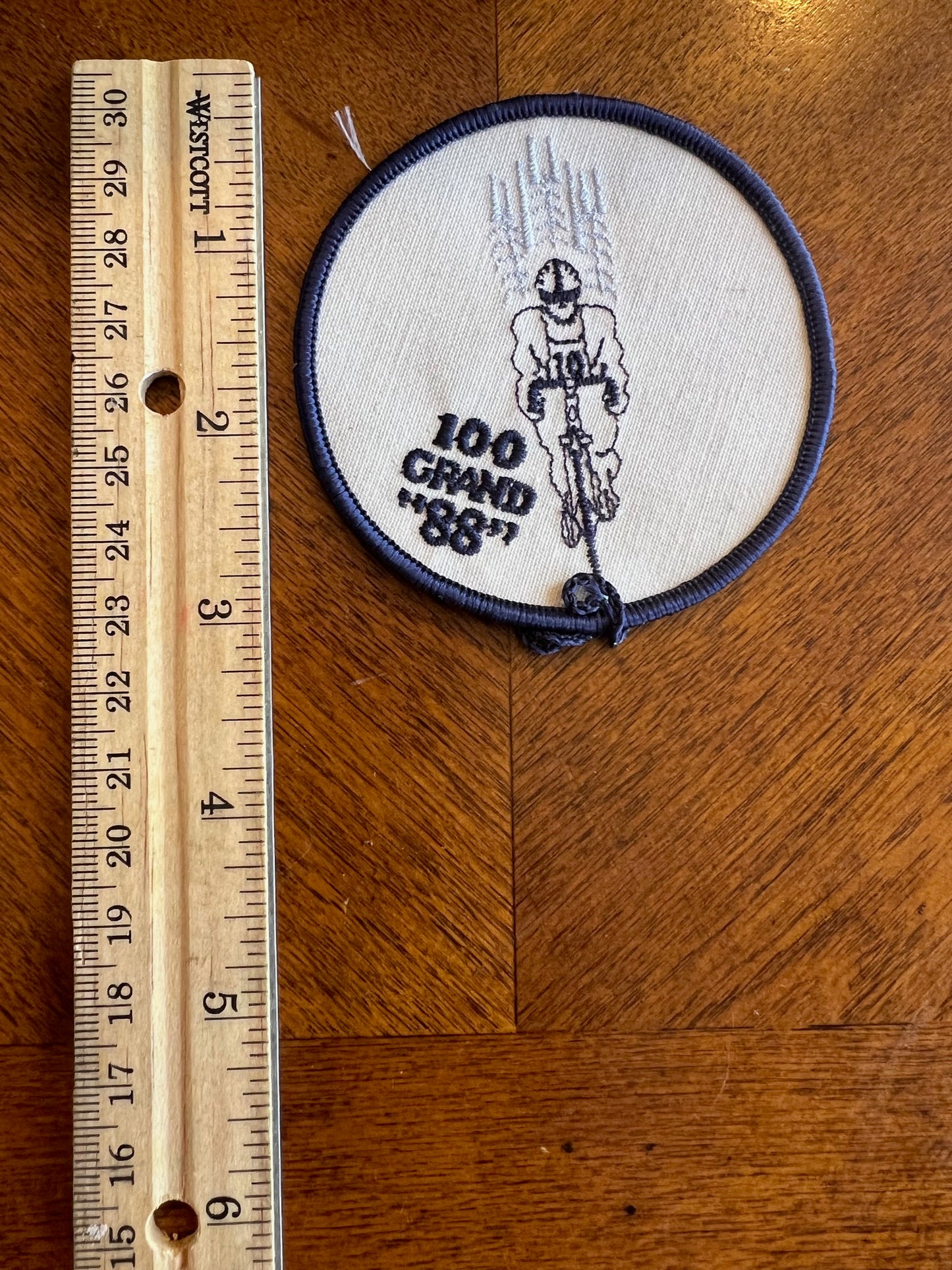 NOS 100 GRAND 1988 VINTAGE PATCH