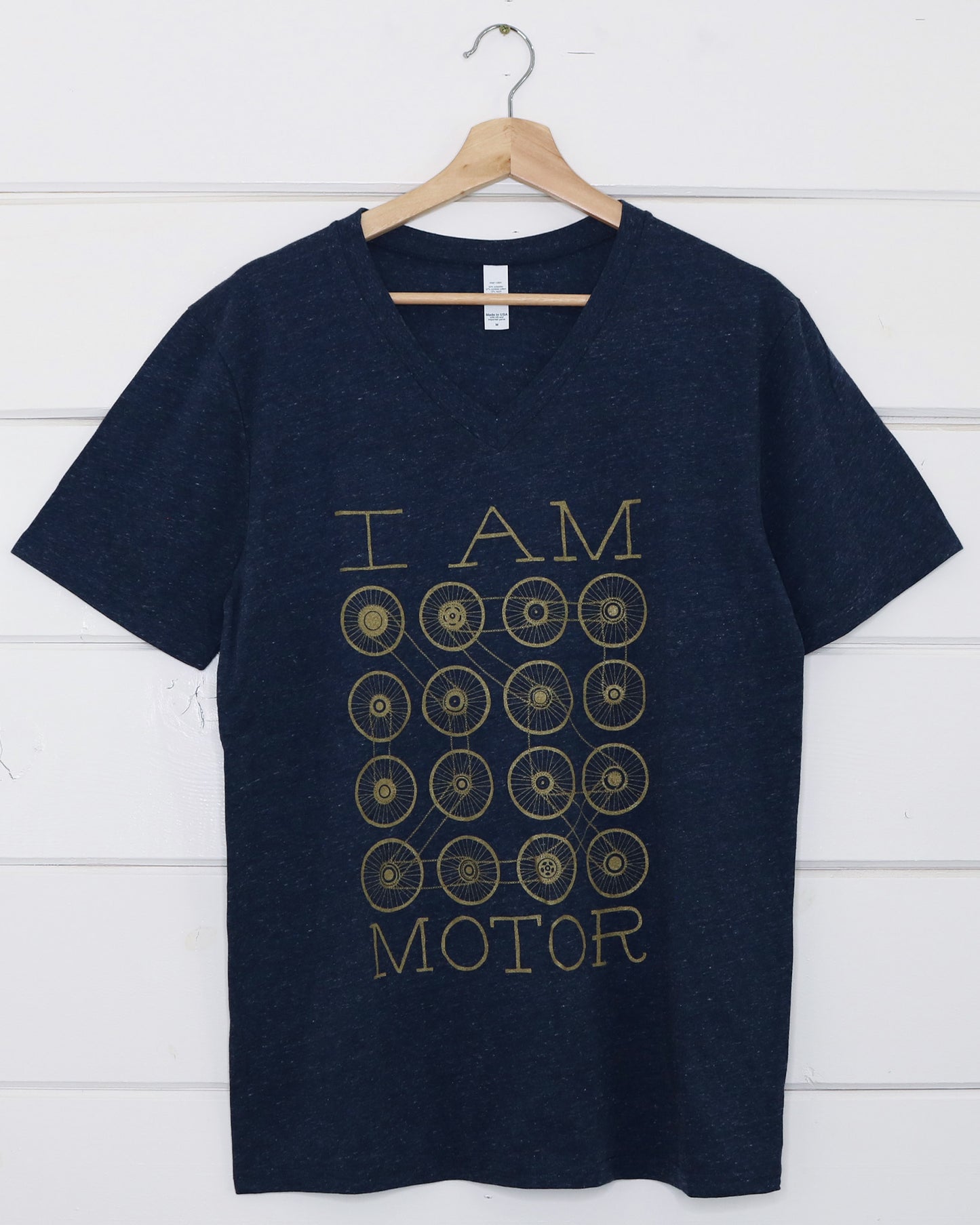 I am Motor Women's Blue T-Shirt Front