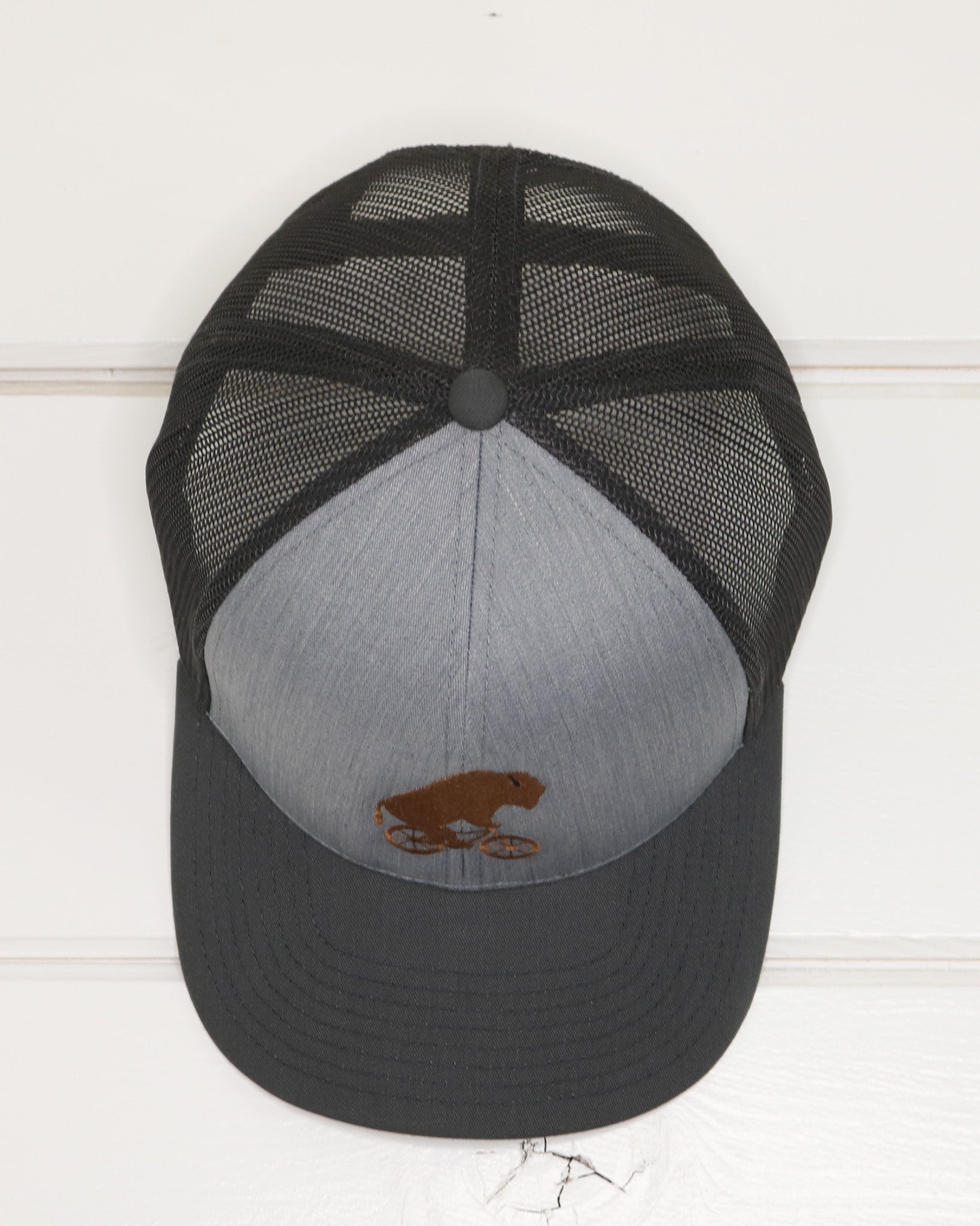 Bison Trucker Hat Top