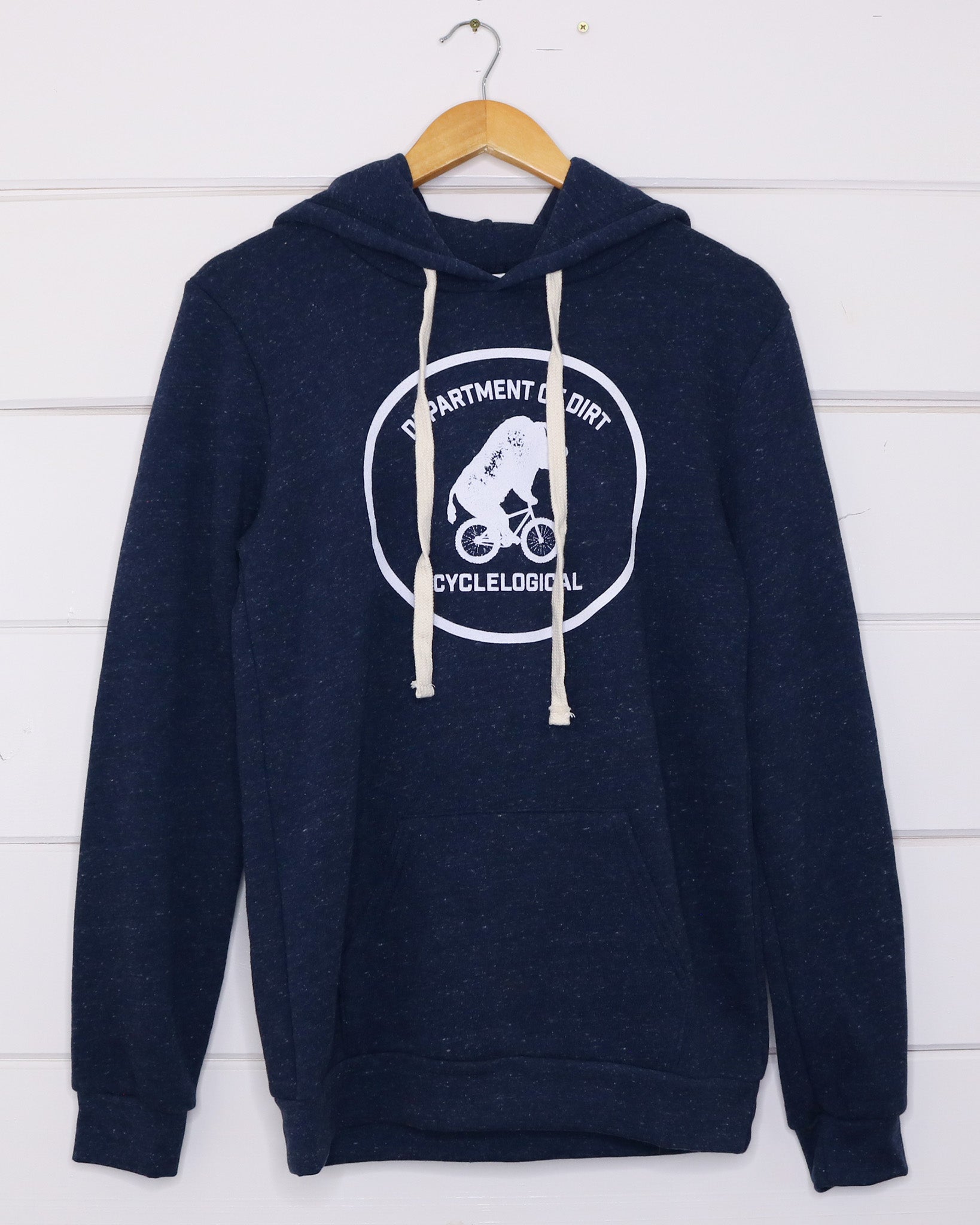 Department of Dirt Blue Pullover Hoodie Front