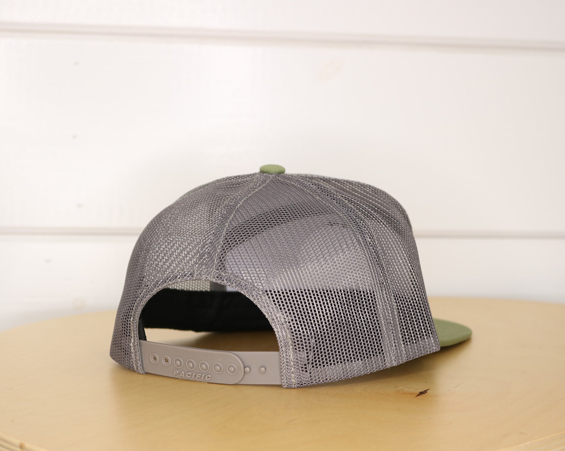 Department of Dirt Green Snapback Hat Back