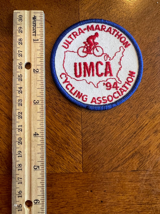 NOS ULTRA MARATHON UMCA VINTAGE PATCH 1994