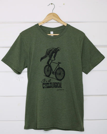 It's all Cyclelogical Unisex T-Shirt Front