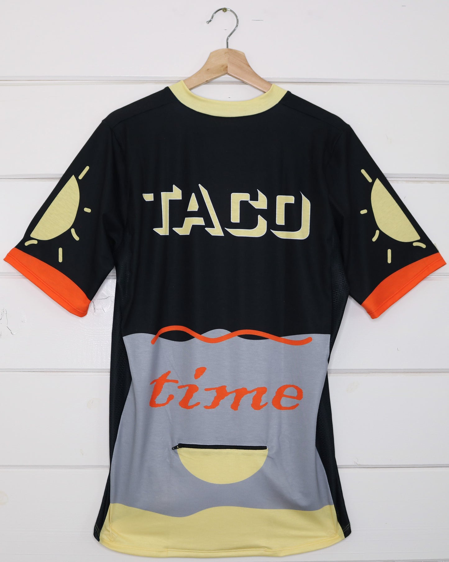 Taco Time Mountain Bike Jersey Back