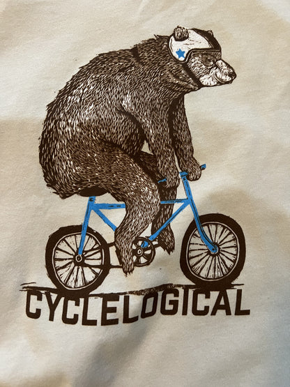 Bear on bike